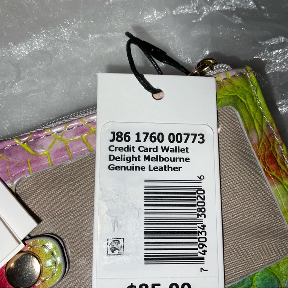 Brahmin Credit Card Wallet, Delight Melbourne, NWT - Picture 5 of 7